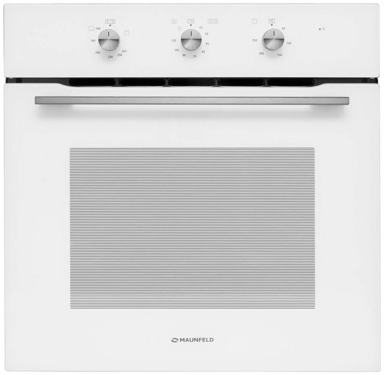 Шкаф духовой газовый с электрическим грилем MAUNFELD MOGS703W RU, белый