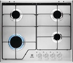 Газовая варочная поверхность Electrolux KGS6424SX RU, серебристый